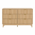 Cajonera de Madera de Roble con 6 Cajones