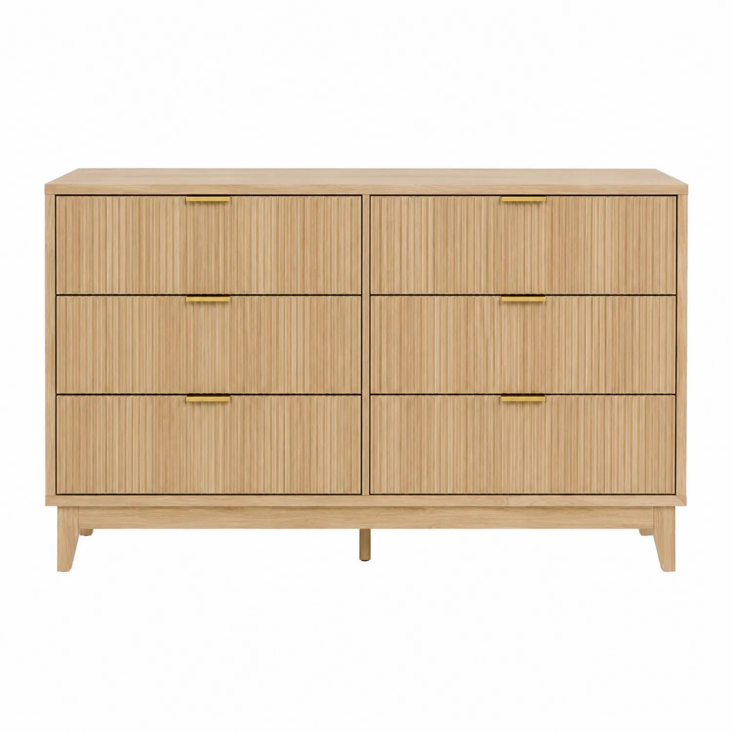 Cajonera de Madera de Roble con 6 Cajones
