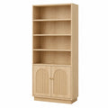 Estantería de Madera con Puertas Arqueadas 180x80x30 cm