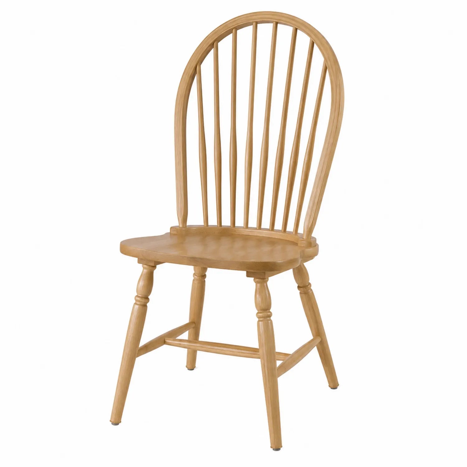Silla de Madera con Respaldo de Barras
