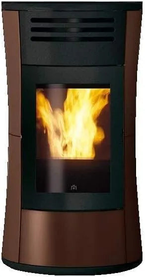 EDILKAMIN PELLET CHERIE OPNEW 11 KW STAAL BRONS BESTELbaar met 11 KW