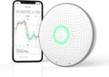 Airthings Radonmeter met nauwkeurig en eenvoudig te gebruiken, Slimme radondetector met vochtigheids- en temperatuurmonitor, zonder kabel