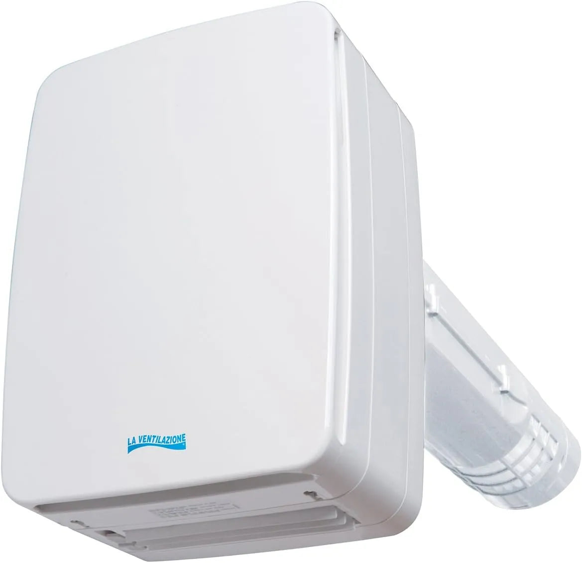 La Ventilazione V-eco100pl Warmteterugwinner V-eco100pl met 46 cm, 3 W, 20 dB, 45 cm en geluidsarme werking