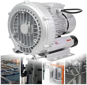 Ventilator, industriële ventilator, hogedruk-wervelringventilator, afvalwaterventilatie, eenfasige turbine
