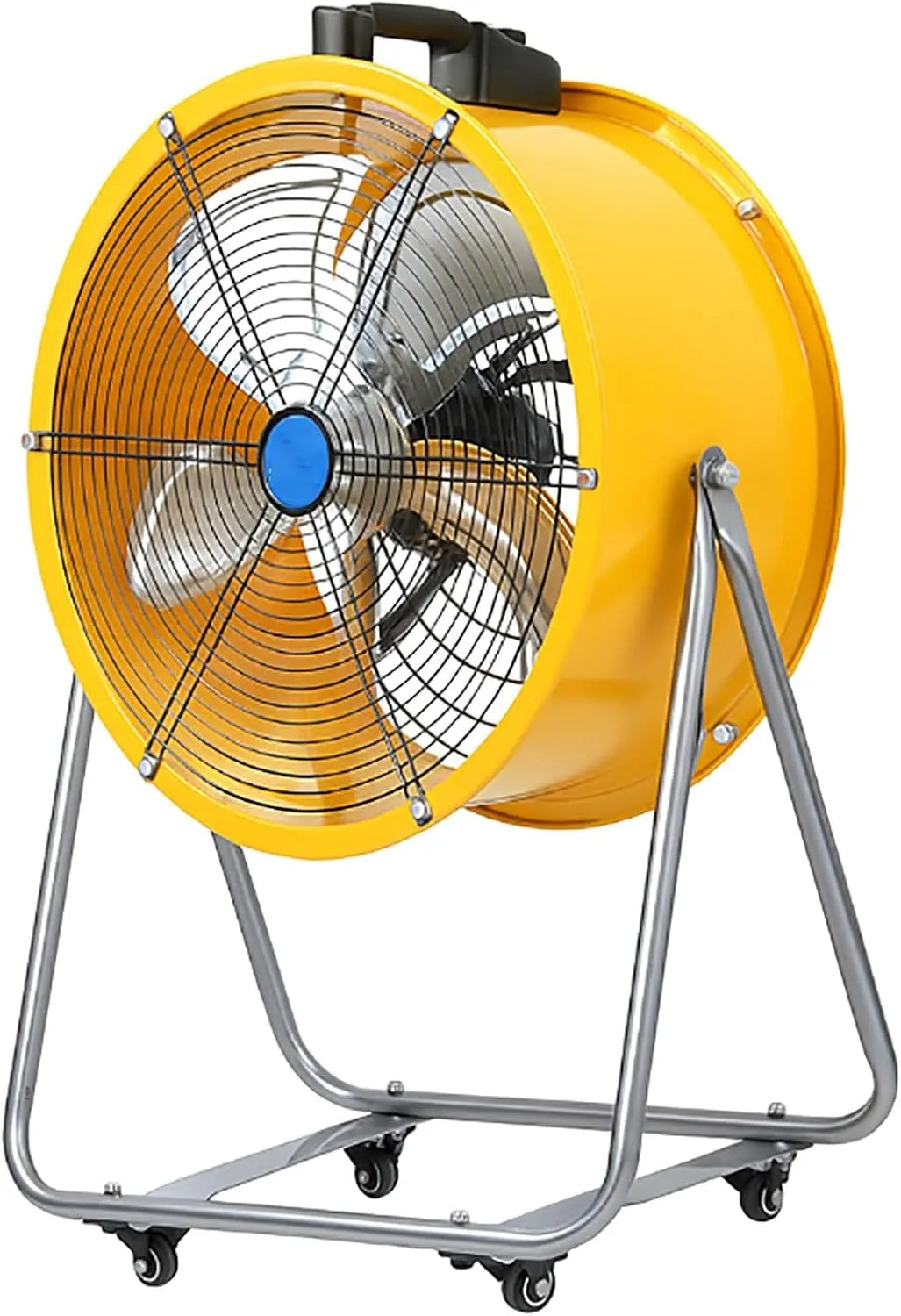 Ventilator met voor bouwplaats en werkplaats, geel en veelkleurig