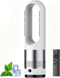 Ventilator, 18 Inch, 8 Snelheden Timer Smart Remote Purifier, Thuis Slaapkamer zilver