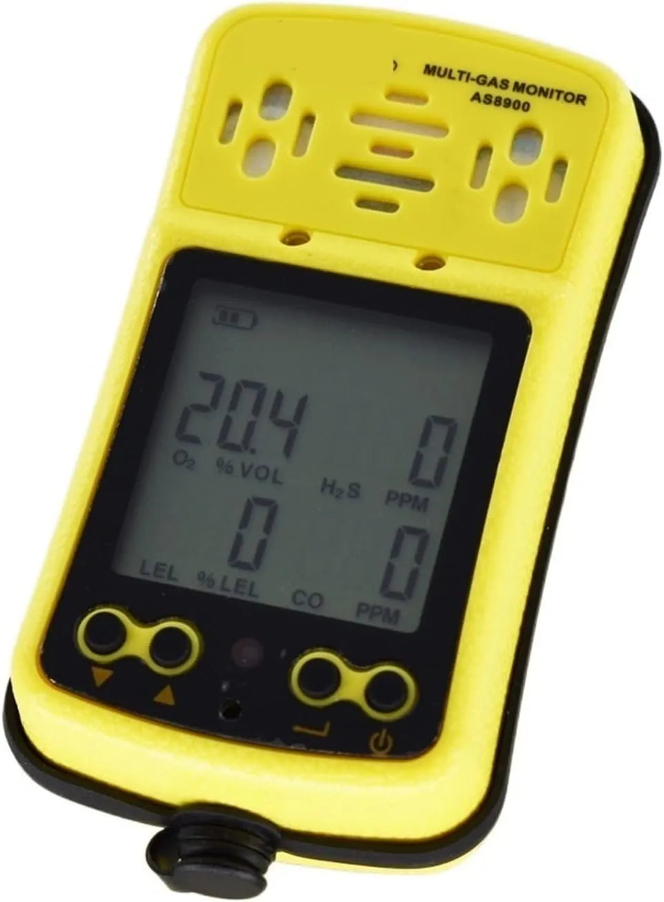 Luchtkwaliteitsmeter, AS8900, O2, H2S, thuis en camper, Multi Gas Detector Monitor 4 in 1