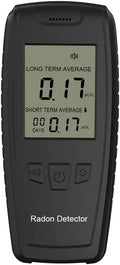 Radonmeter, Hoge voor binnengebruik Luchtkwaliteit Tester, Thuis Desktop Radon Detector Hoge Nauwkeurigheid Sensor