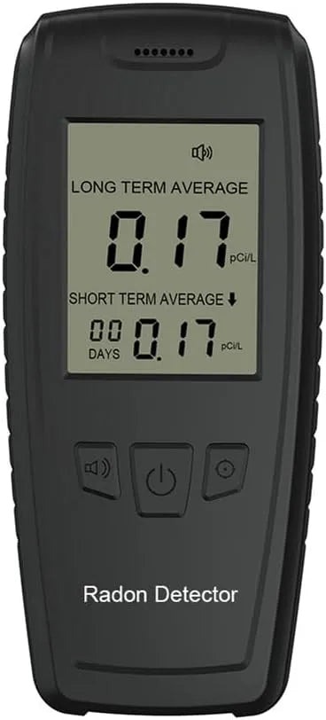 Radonmeter, Hoge voor binnengebruik Luchtkwaliteit Tester, Thuis Desktop Radon Detector Hoge Nauwkeurigheid Sensor