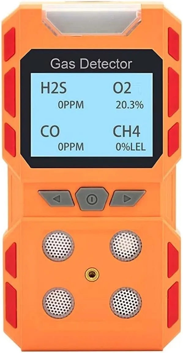 B Gas Detector, O2, Analyzer H2S CO O2 EX Brandbaar, Detector Koolmonoxide Fire Security Sensor Voice, Herinneren B Gas Detector